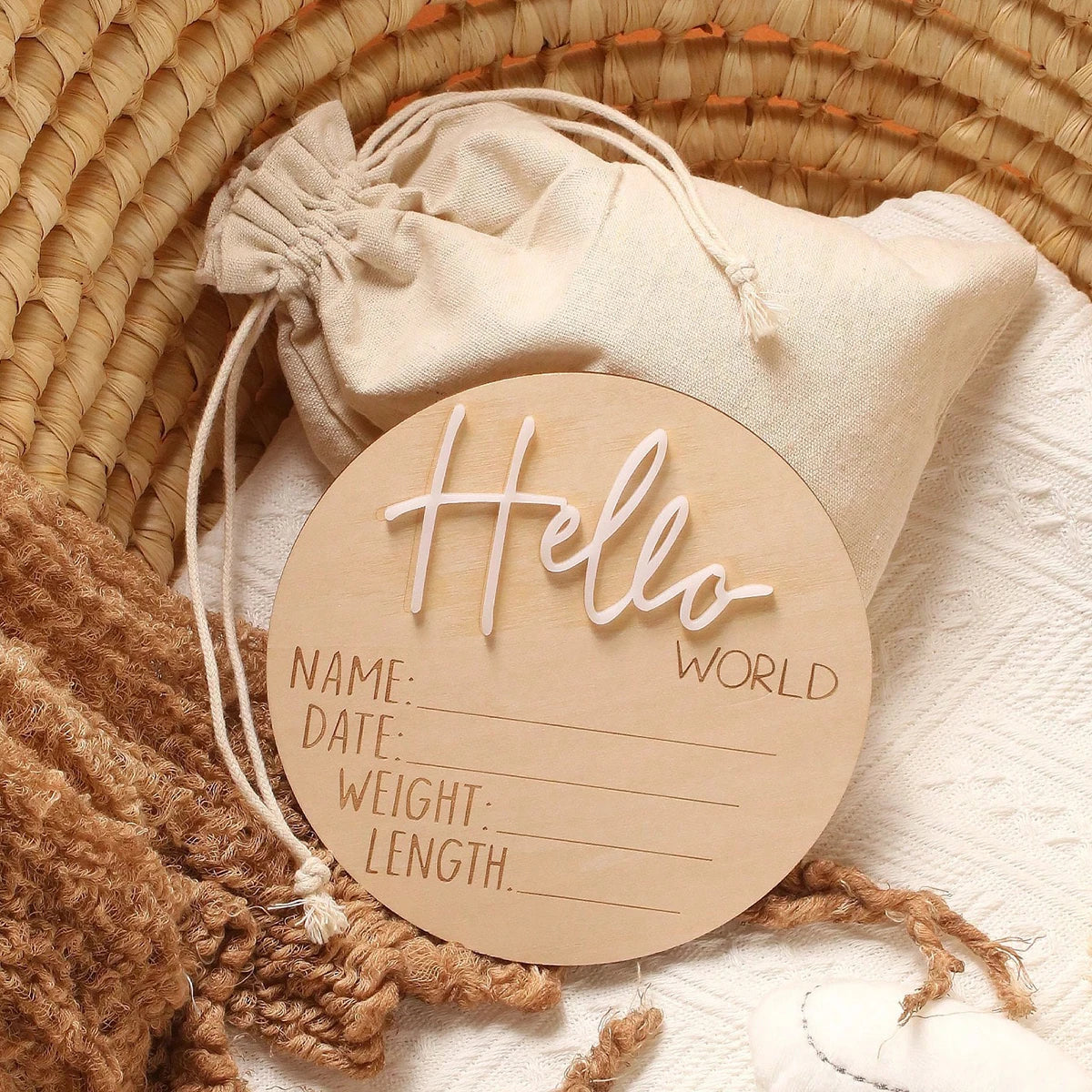 Placa Hello | Bebê Baby Celi