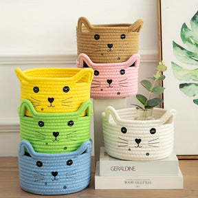 Cesto Organizador Gatinho